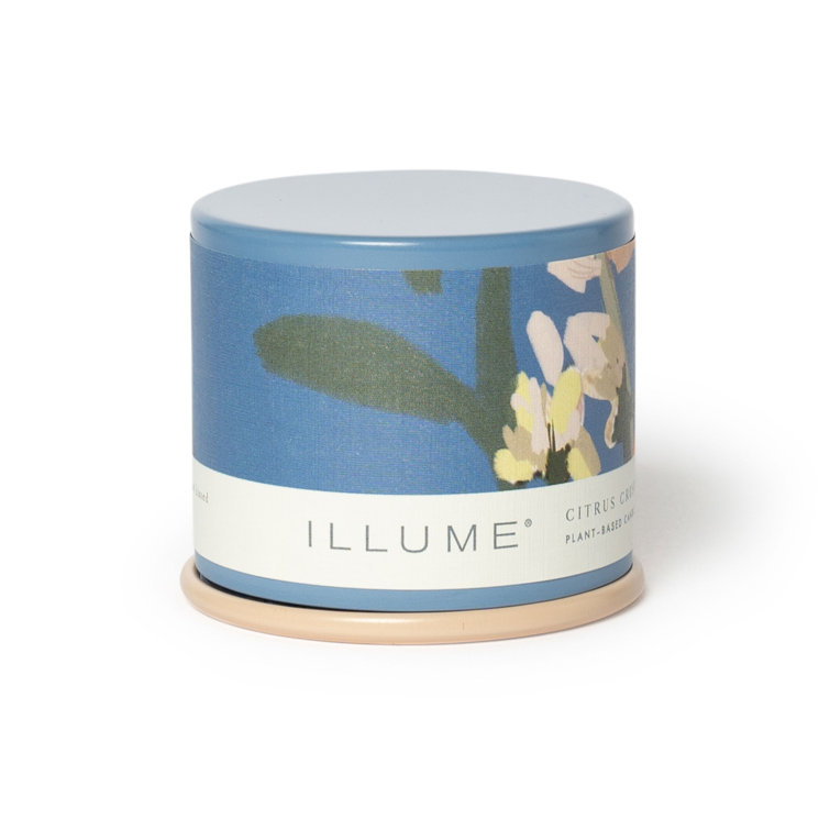 Blue Glass Citrus Crush Scented Candle