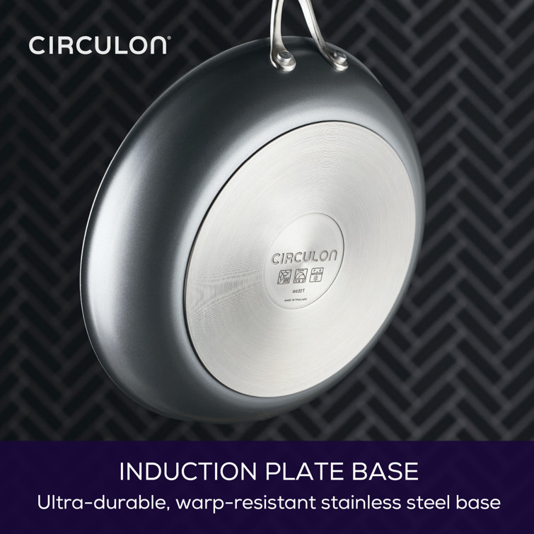 Circulon 12" Gray Aluminum Nonstick Induction Frying Pan