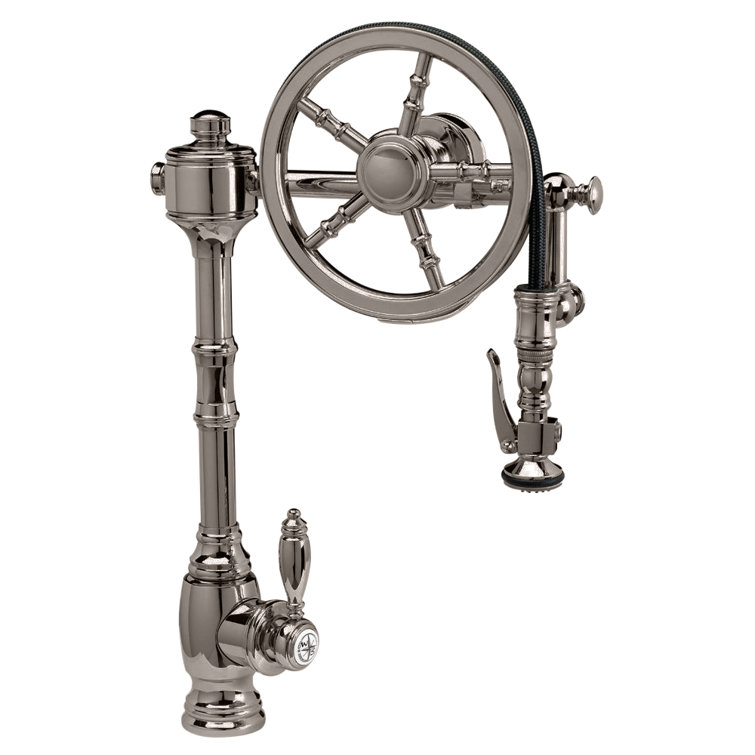 Chocolate Bronze Low Arc Pulldown Kitchen Faucet