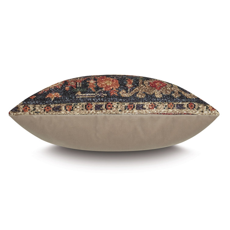 Kasbah Earth Tones Textured Square Polyester Throw Pillow