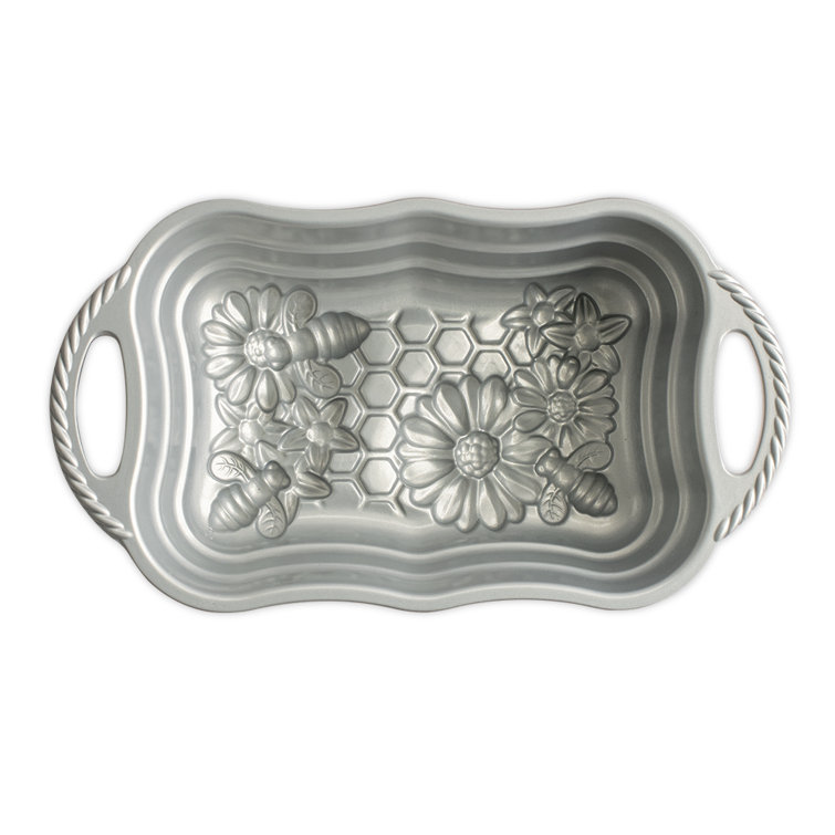 Gold Honeycomb Non-stick Aluminum Loaf Pan