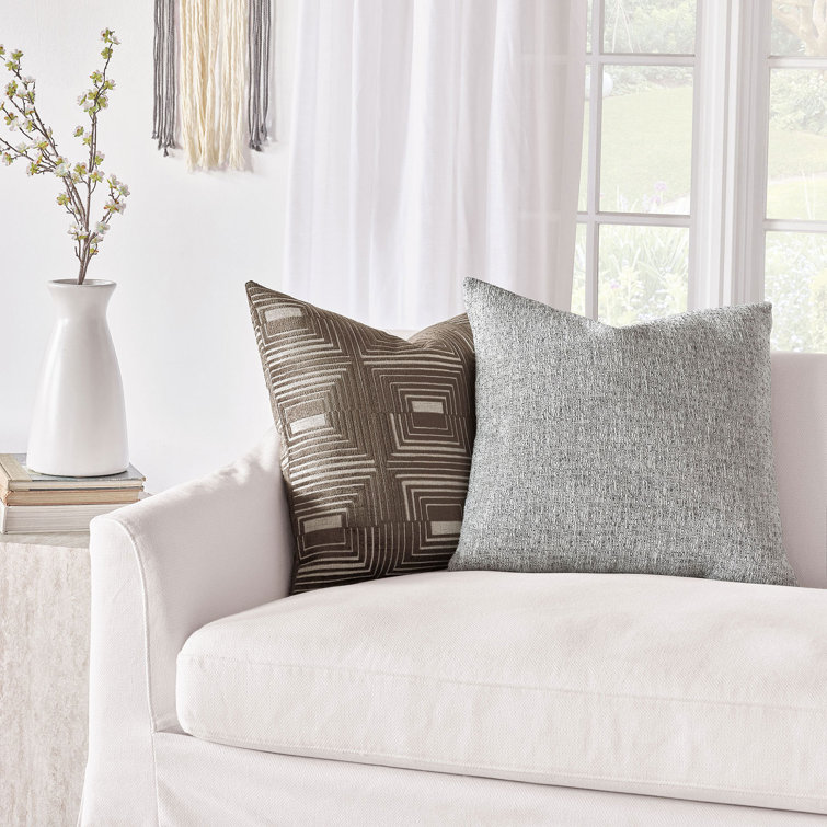 Rectangular Geometric Velvet Lumbar Pillow with Insert