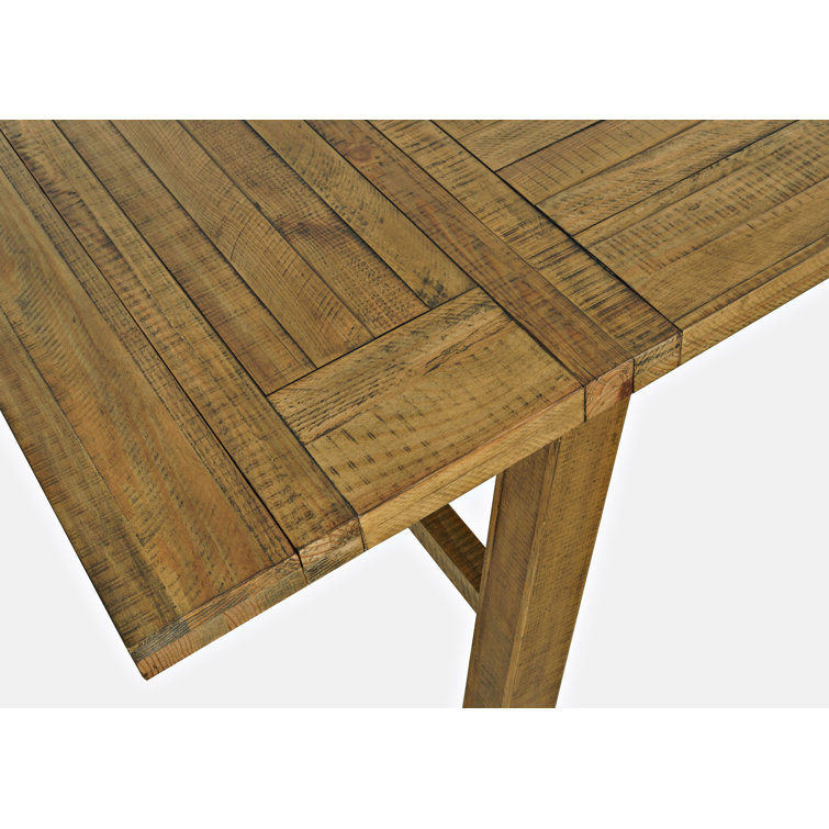 Telluride Rustic Pine Extendable Dining Set with 8 Chairs