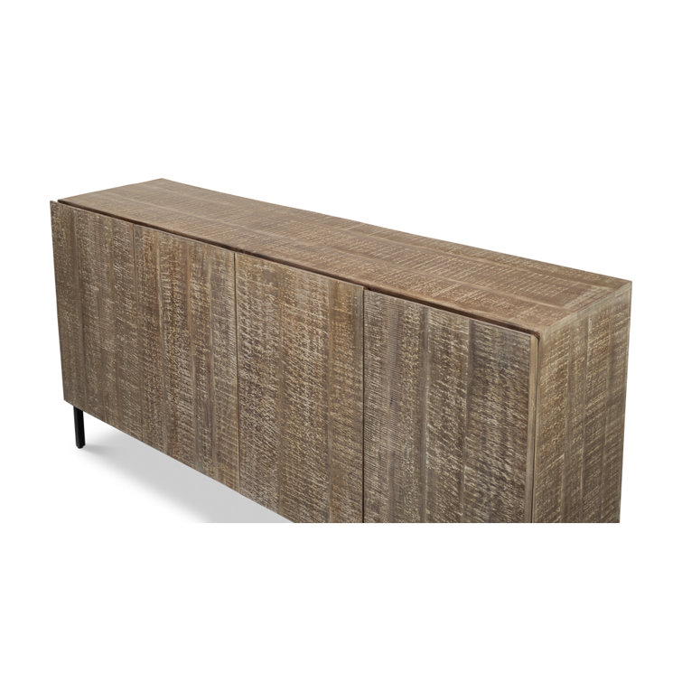 Suzette 72'' Reclaimed Wood Sideboard with Four Doors