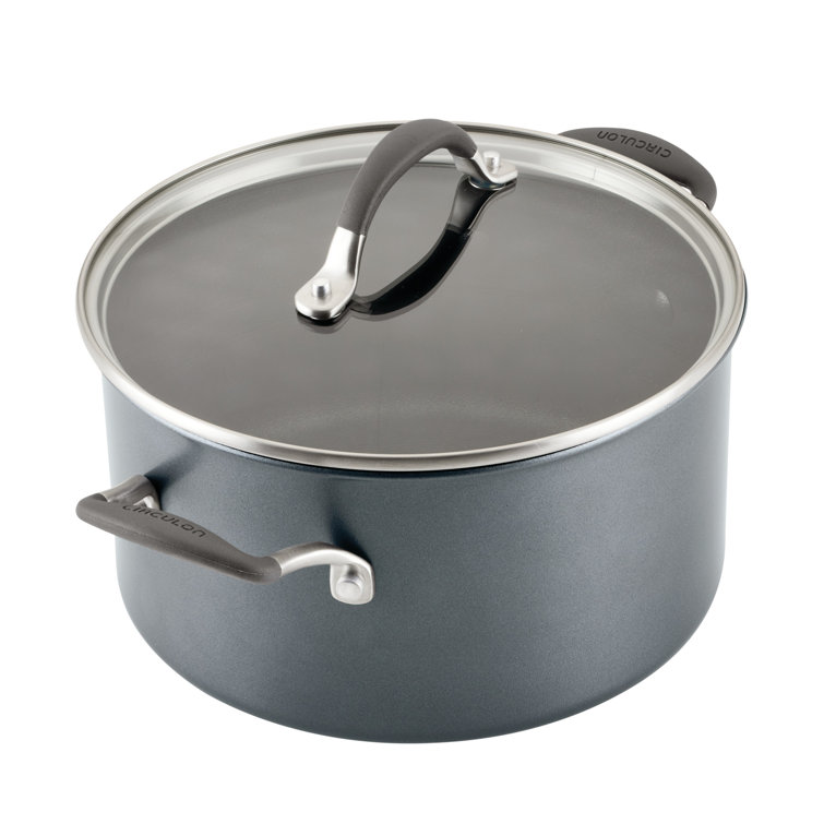 Graphite Aluminum Nonstick Induction Cookware Set, 8-Piece