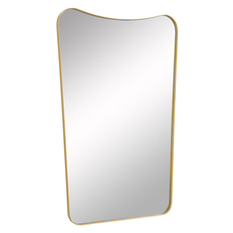 Gold Framed Full-Length Rectangular Wall Mirror
