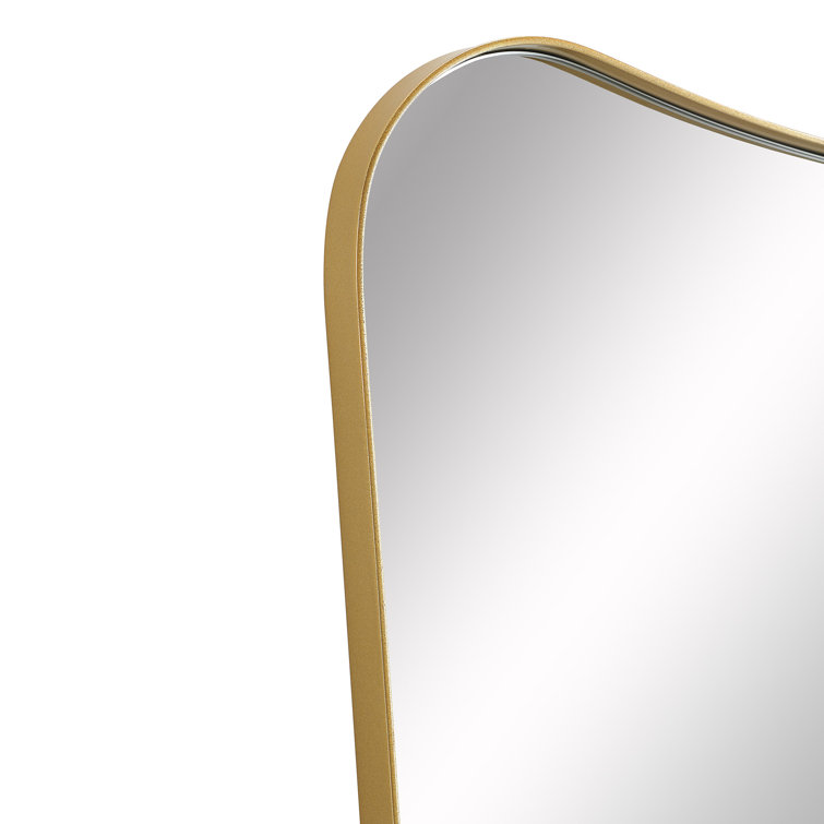 Gold Framed Full-Length Rectangular Wall Mirror
