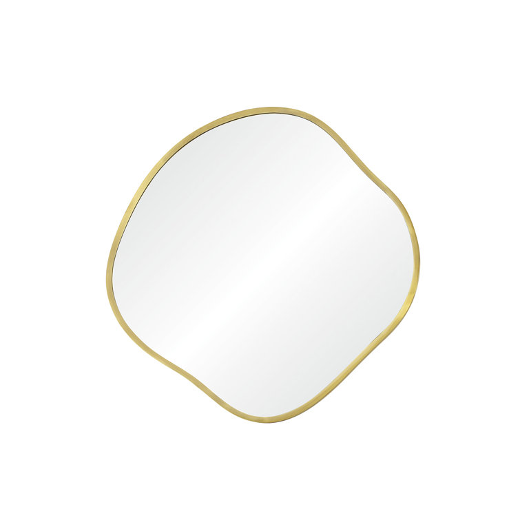 Gold and Bronze Asymmetrical Wall Mirror Set