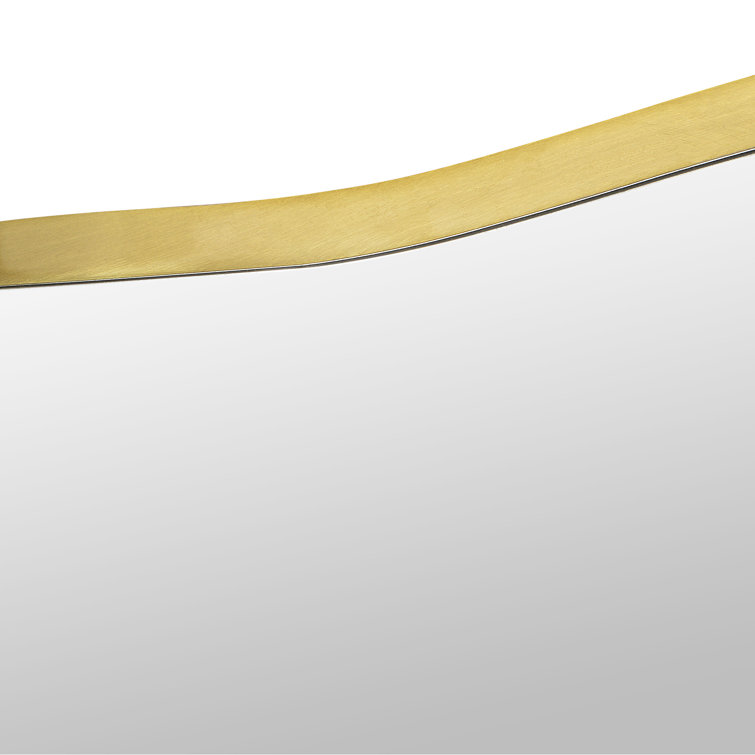 Gold and Bronze Asymmetrical Wall Mirror Set