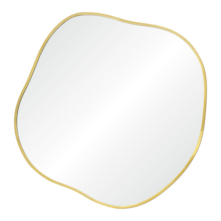 Gold and Bronze Asymmetrical Wall Mirror Set