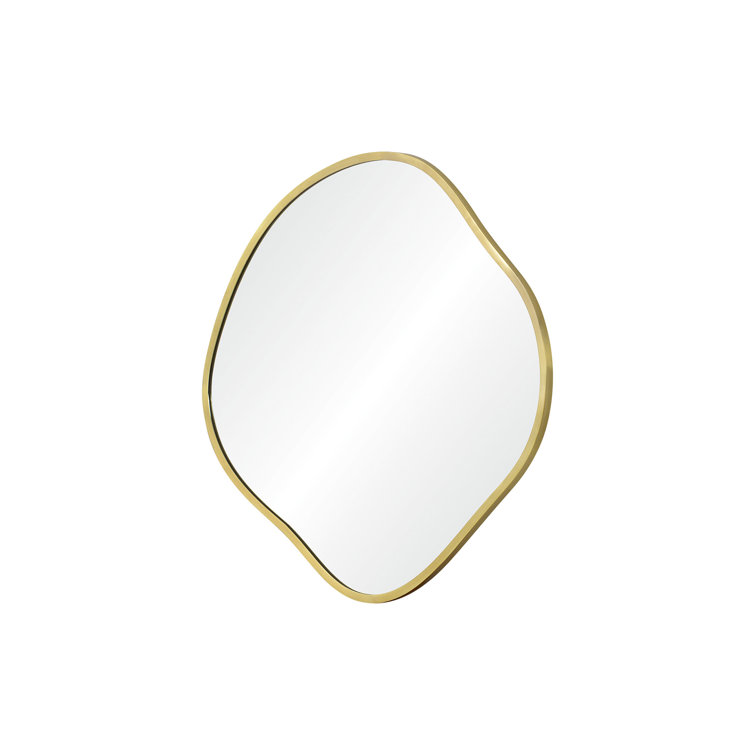 Gold and Bronze Asymmetrical Wall Mirror Set