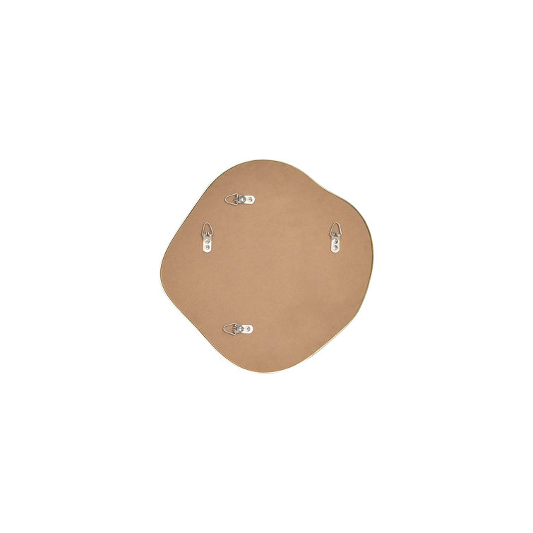 Gold and Bronze Asymmetrical Wall Mirror Set
