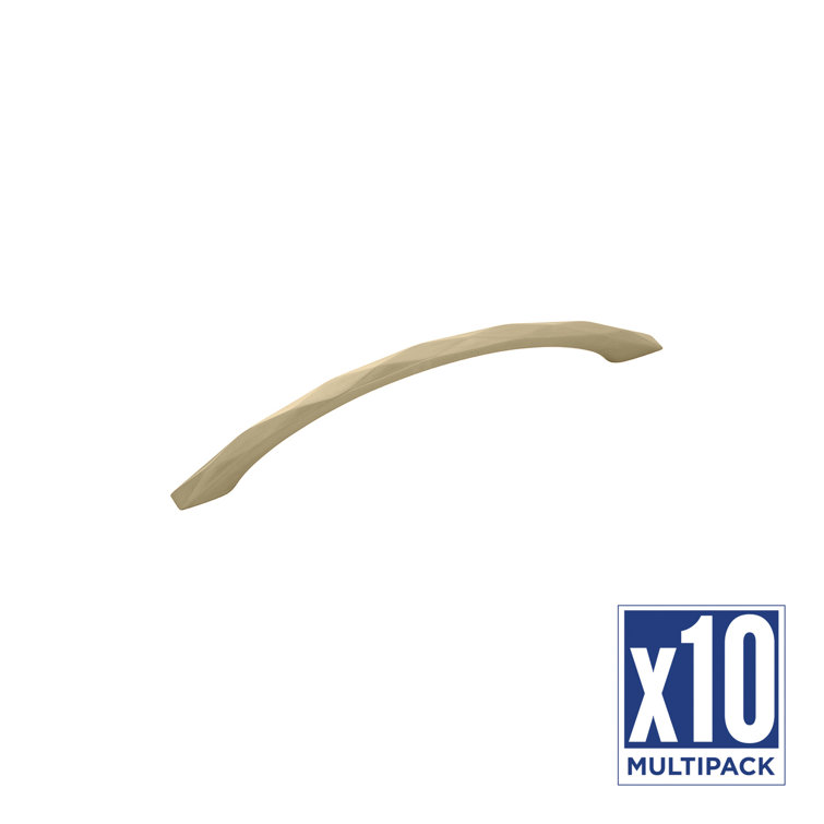 Champagne Bronze 6-5/16" Faceted Cabinet Bar Pull