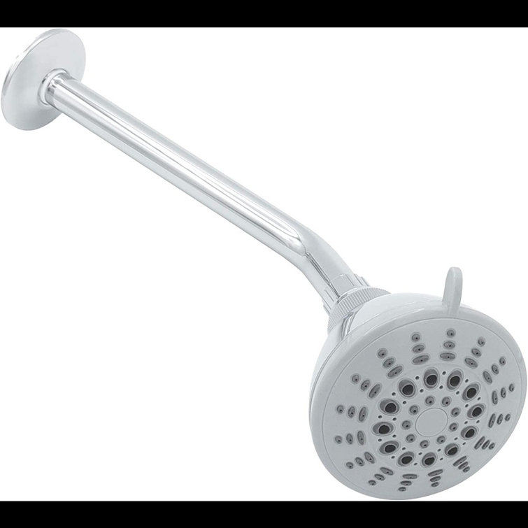 10 Inch Polished Chrome Stainless Steel Shower Arm with Flange