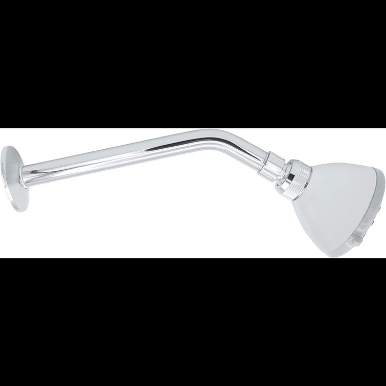10 Inch Polished Chrome Stainless Steel Shower Arm with Flange
