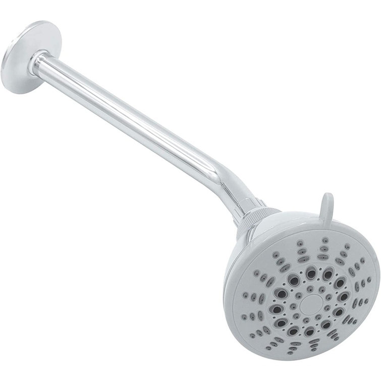 10 Inch Polished Chrome Stainless Steel Shower Arm with Flange