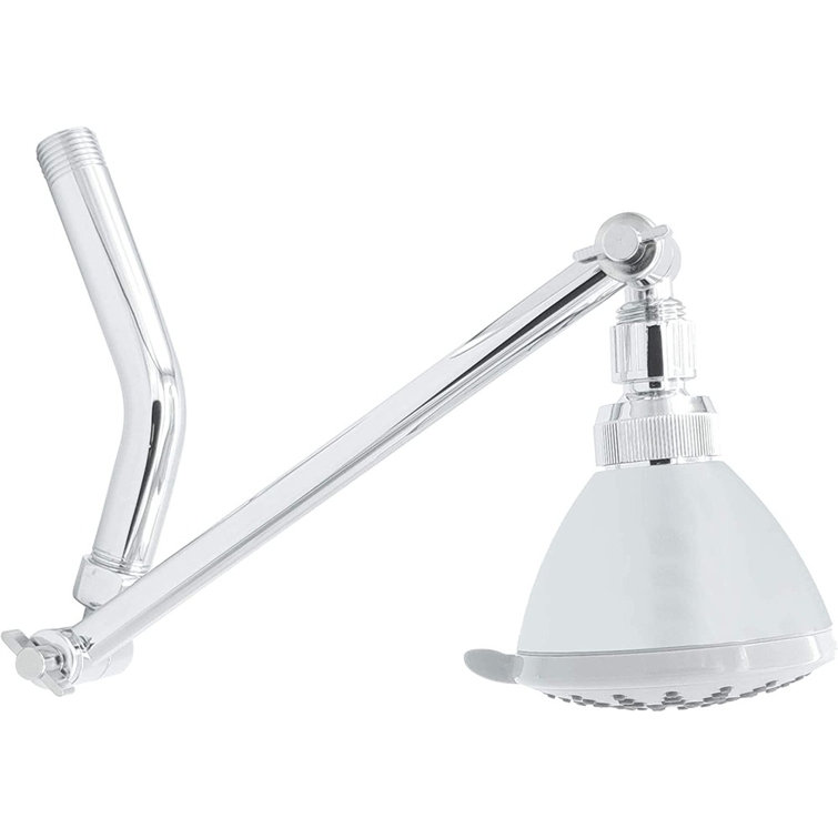 Adjustable Chrome Ceiling Shower Arm with Lock Joints