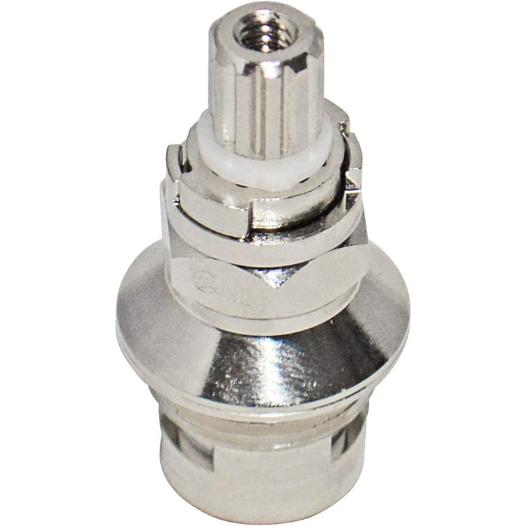 Chrome Quarter Turn Ceramic Disc Faucet Stem