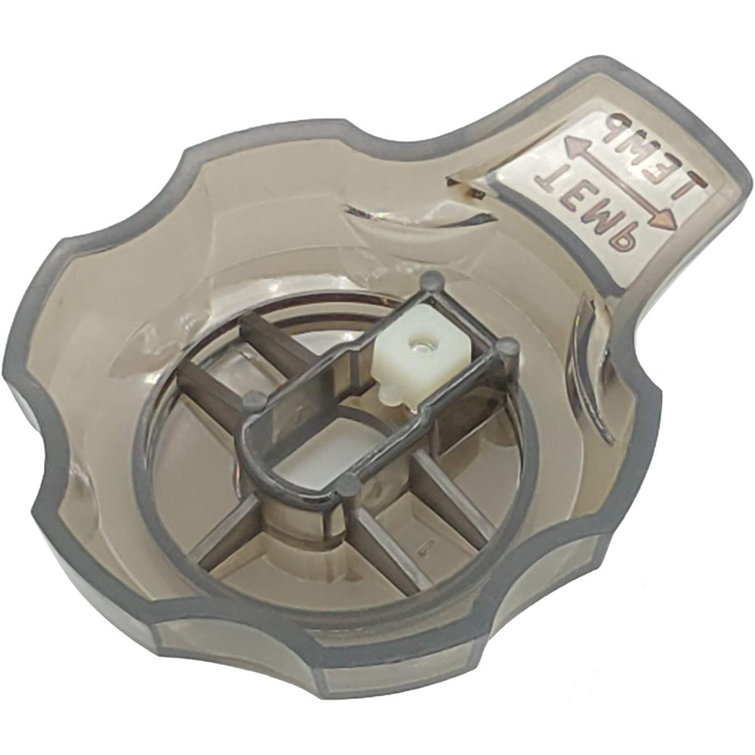 Smoke Acrylic Temperature Control Handle for Tub and Shower