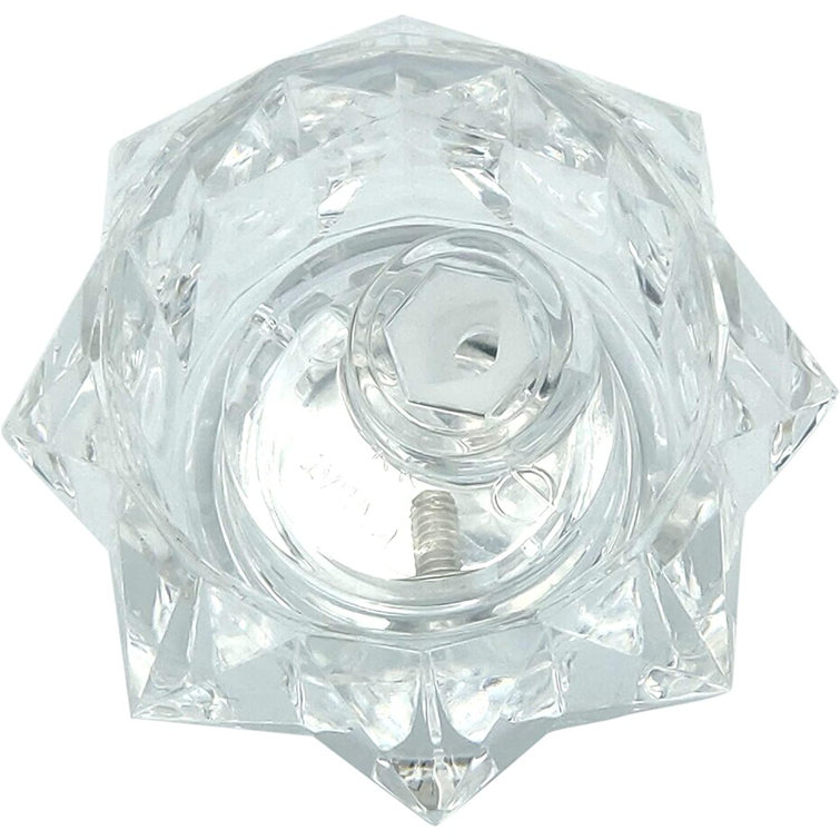 Clear Acrylic Tub and Shower Offset Handle Knob