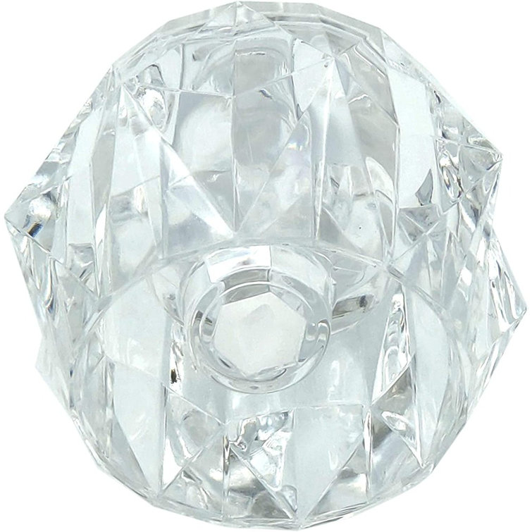 Clear Acrylic Tub and Shower Offset Handle Knob