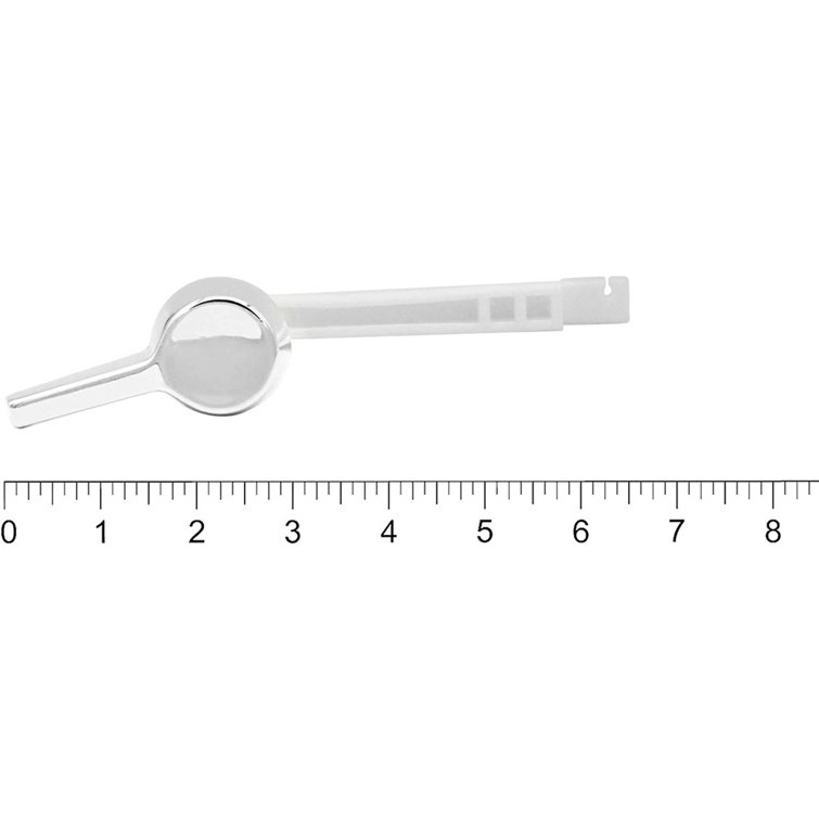 Polished Chrome Frontal Toilet Tank Lever Replacement