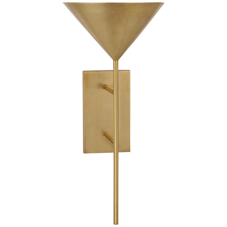 Hand-Rubbed Antique Brass Direct Wired Sconce