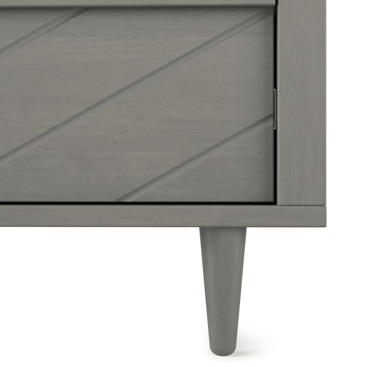 Lunar Gray Pine 5-Drawer Nursery Chest