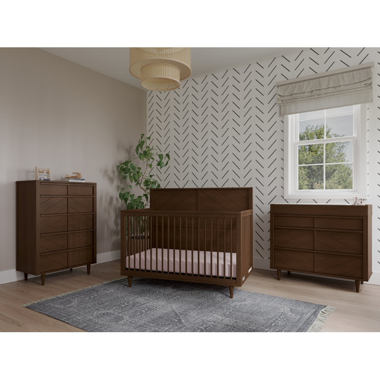 Surrey Hill Toasted Chestnut 5-Drawer Nursery Chest