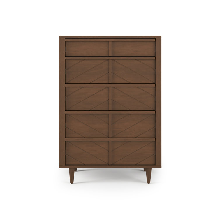 Surrey Hill Toasted Chestnut 5-Drawer Nursery Chest