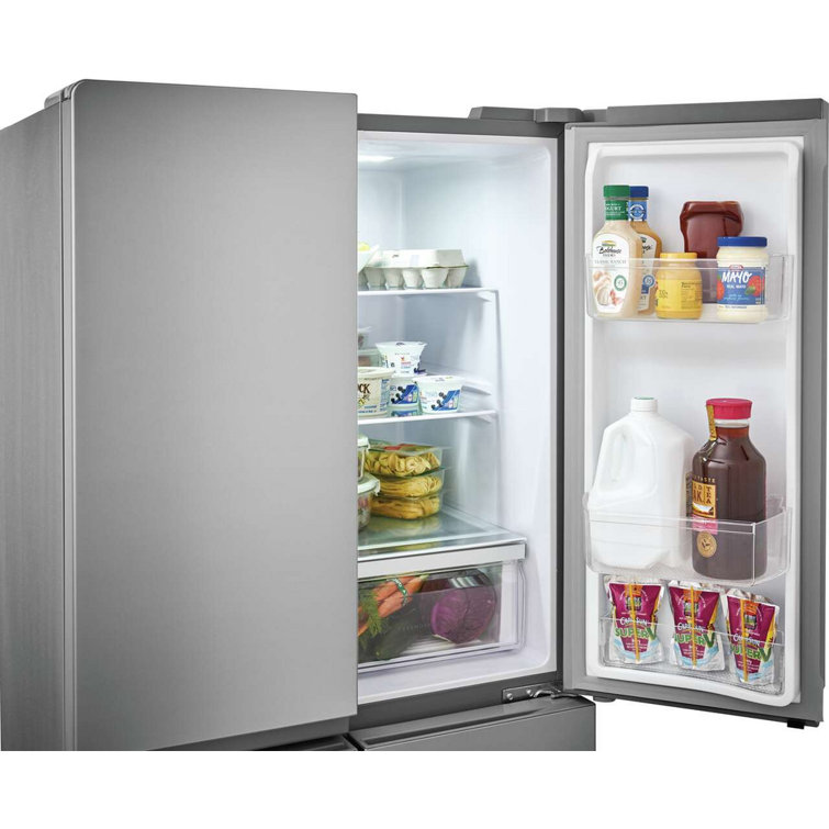 Brushed Steel 17.4 Cu. Ft. Smart French Door Refrigerator