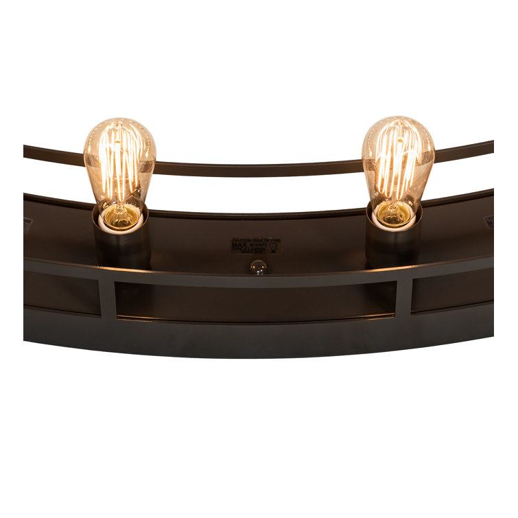 Timeless Bronze 24-Light Wagon Wheel Chandelier