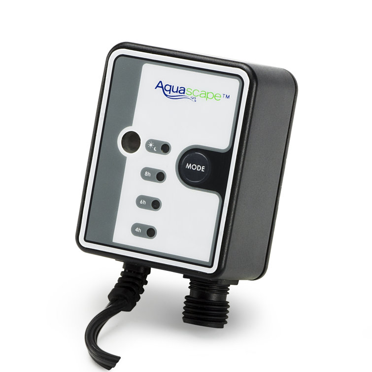 Gray and Black Quick-Connect Photocell Sensor with Timer