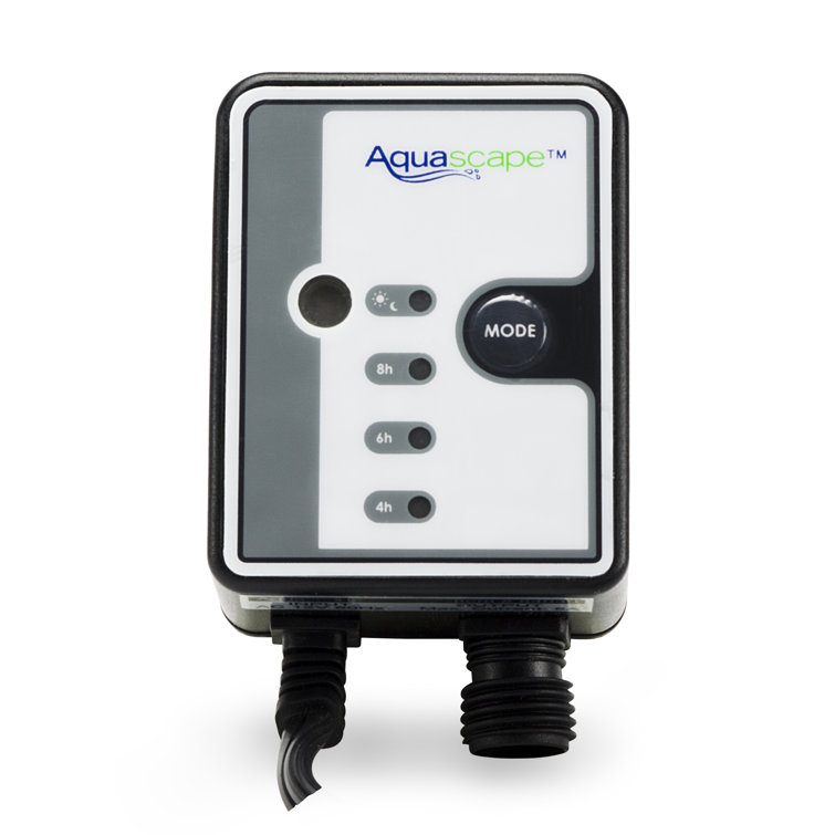 Gray and Black Quick-Connect Photocell Sensor with Timer
