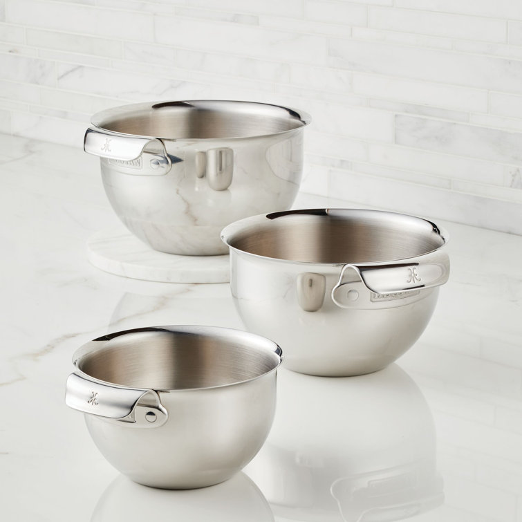 Hestan 3-Piece Stainless Steel Mixing Bowl Set