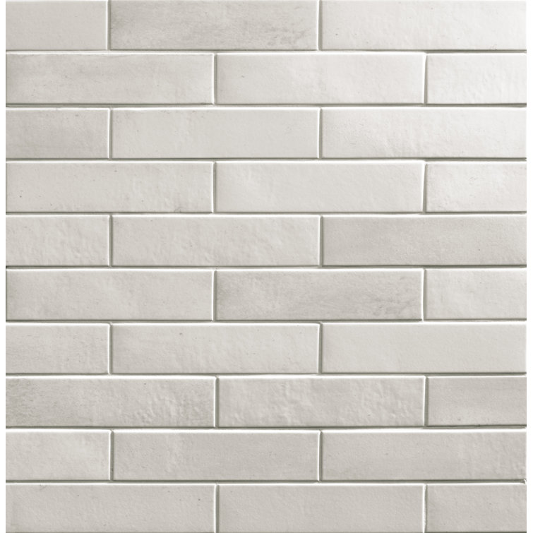 Neve Glossy Porcelain Stone Look Rectangle Tile for Indoor/Outdoor Use