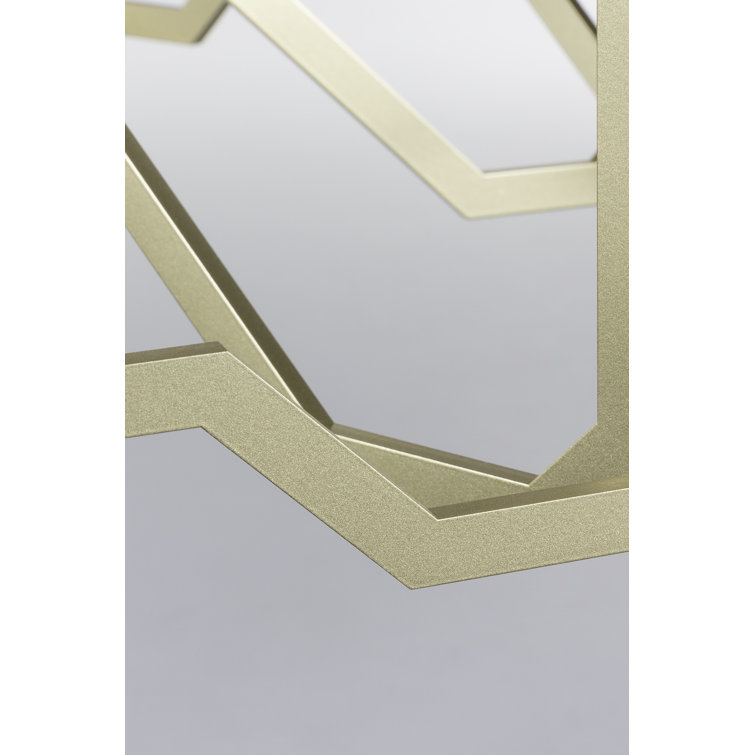 Brass Finish Modern Plant-Inspired Chandelier with 157.5-Inch Cable