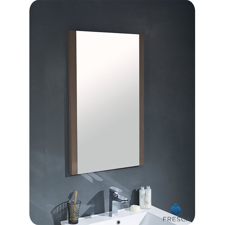 Modern Gray Oak 24" Freestanding Single Sink Vanity Set