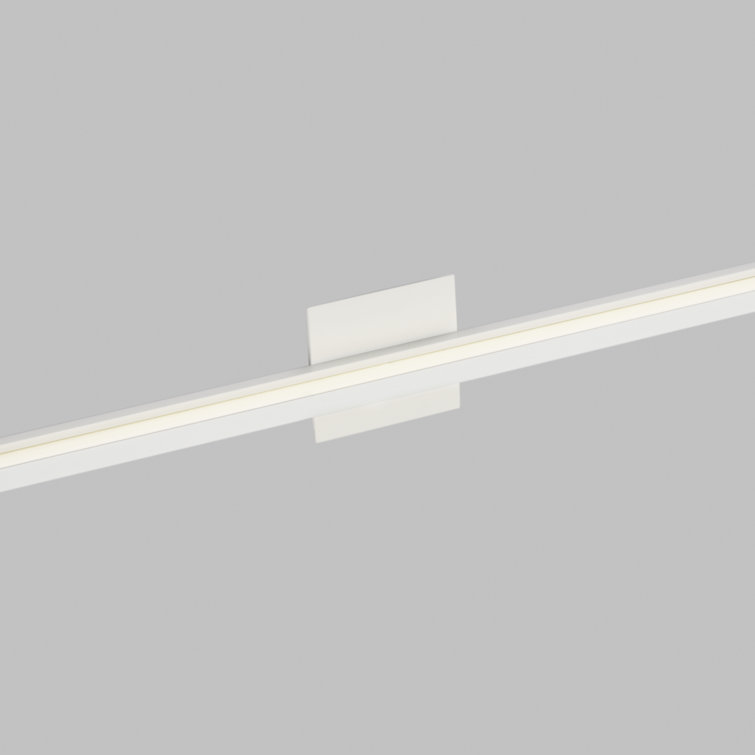 Matte White and Chrome Dimmable LED Bath Wall Light