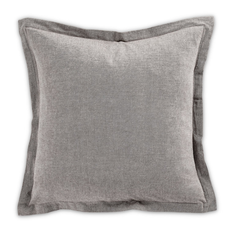 Gray Cotton Queen Size Striped Duvet Set