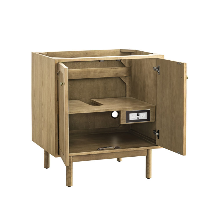 Laurent 30" Light Natural Oak Single Vanity Base
