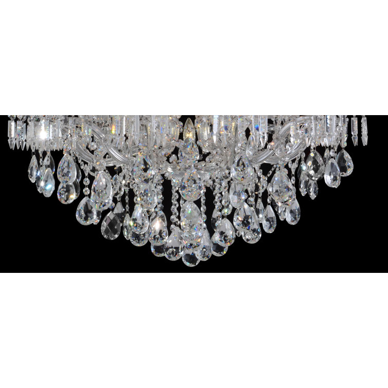 Chambord Glam 19-Light Silver Crystal Chandelier
