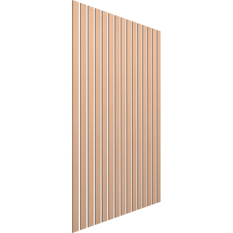Alder Wood Adjustable Slat Wall Panel Kit, 94" Height