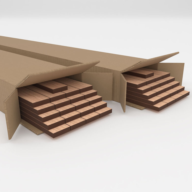 Alder Wood Adjustable Slat Wall Panel Kit, 94" Height