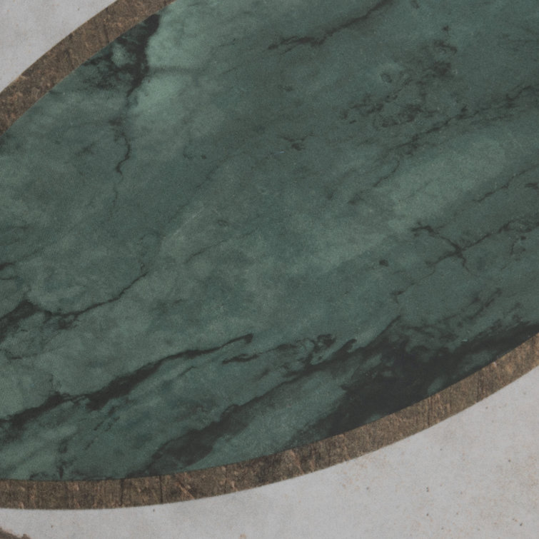 Renaissance 8" x 8" Green Porcelain Marble Look Tile