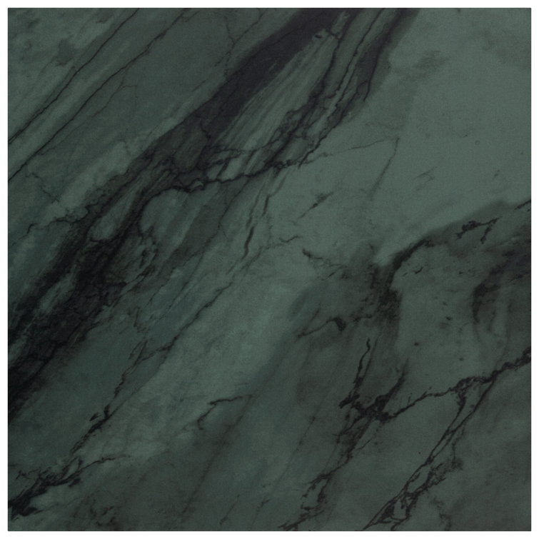 Renaissance 8" x 8" Green Porcelain Marble Look Tile