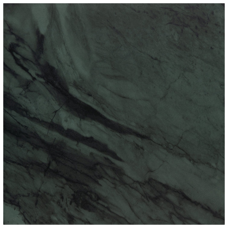 Renaissance 8" x 8" Green Porcelain Marble Look Tile