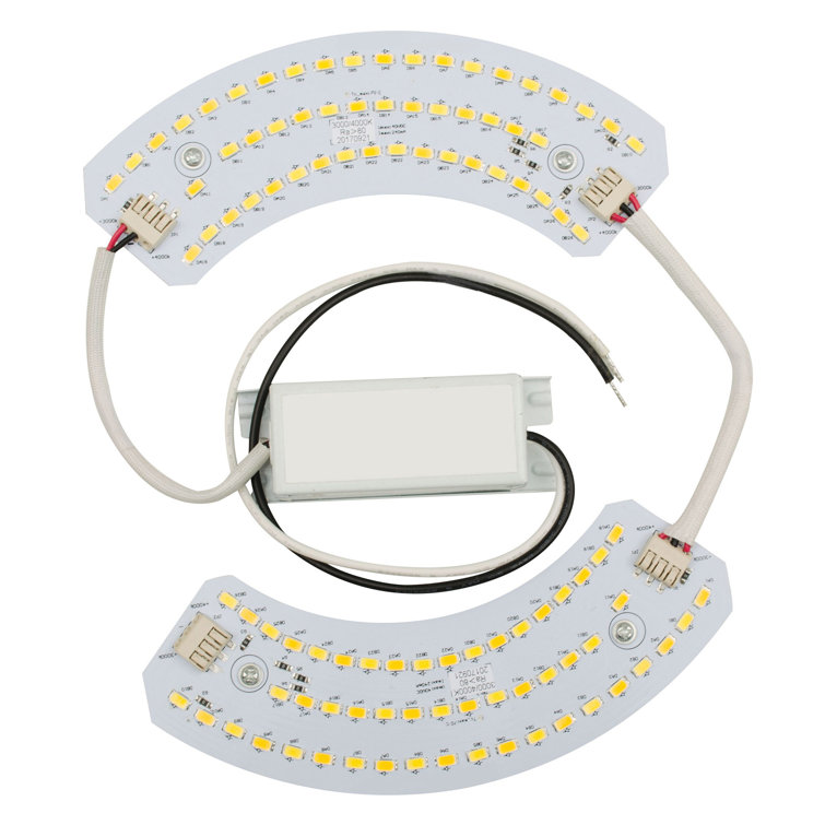 6'' White Aluminum LED Retrofit Recessed Lighting Kit