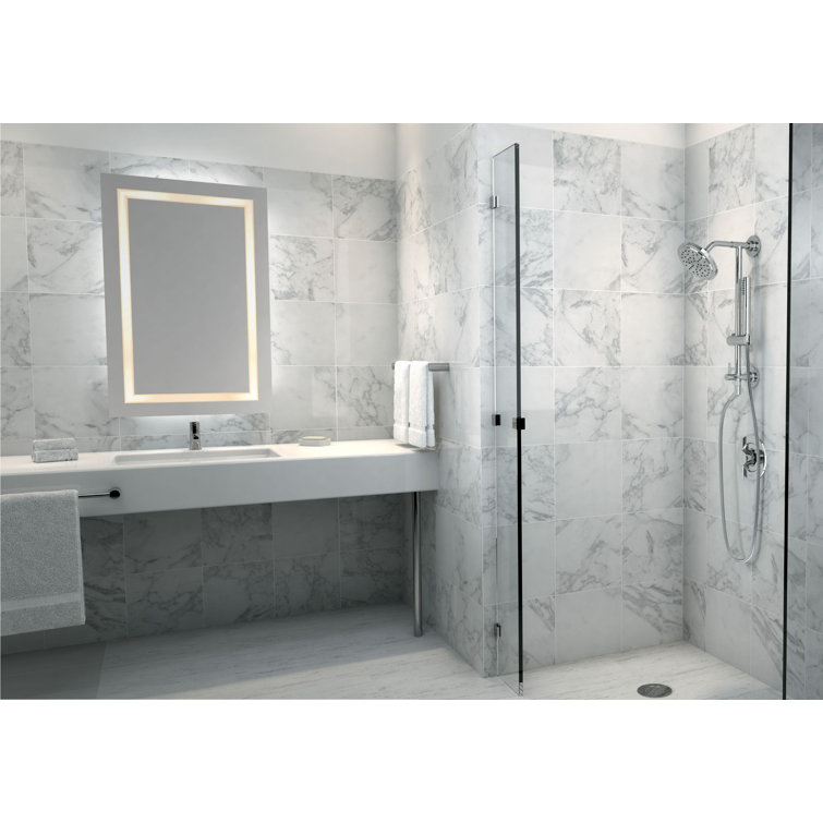 Pulse Adjustable Height Nickel Rain Shower Head