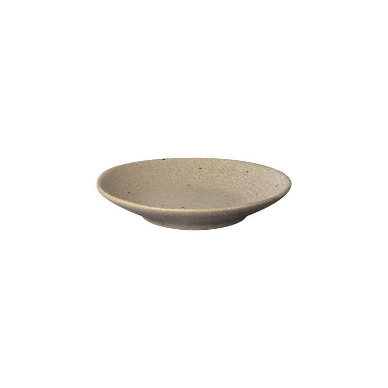 Fungi Beige Ceramic Microwave-Safe Salad/Dessert Plate